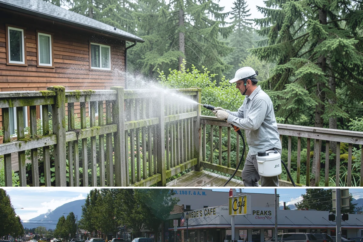Fleet Washing in North Bend, King County, WA - Winter's road spray makes regular washes especially valuable, though a year-round schedule keeps branding consistent.