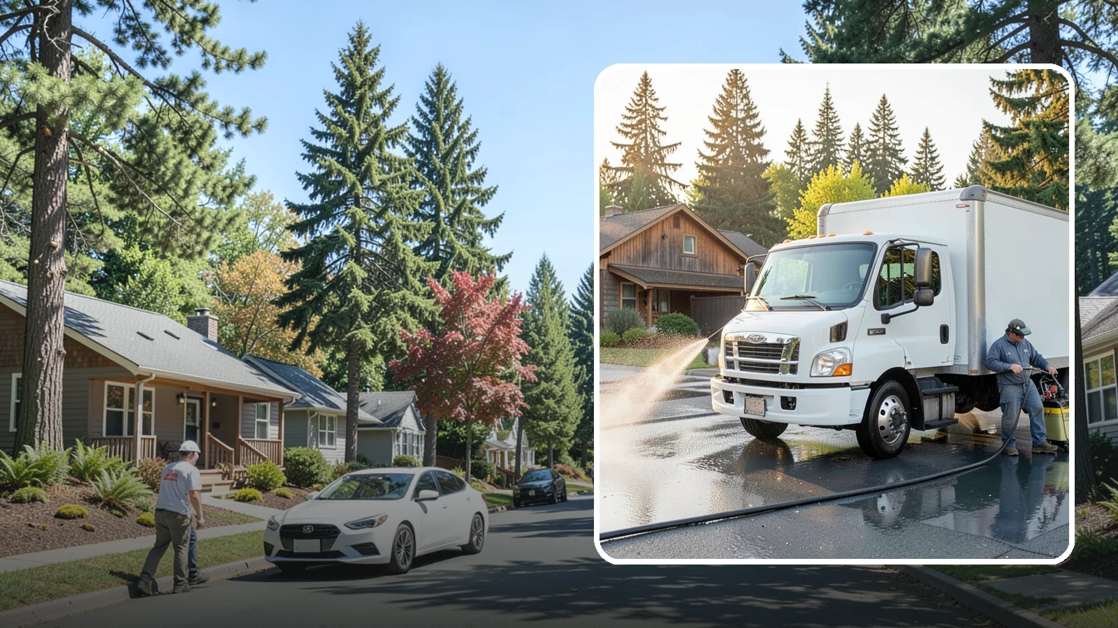 Fleet Washing in Orting, Pierce County, WA - We wash entire vehicle fleets on-site so your Washington company's trucks and vans stay road-ready and brand-presentable.