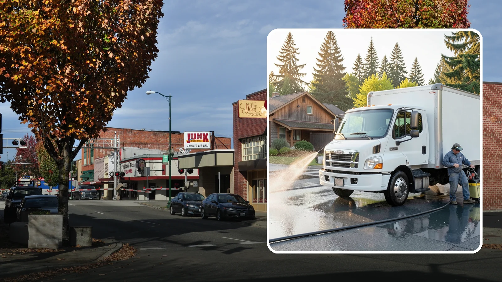 Fleet Washing in Puyallup, Pierce County, WA - We wash entire vehicle fleets on-site so your Washington company's trucks and vans stay road-ready and brand-presentable.