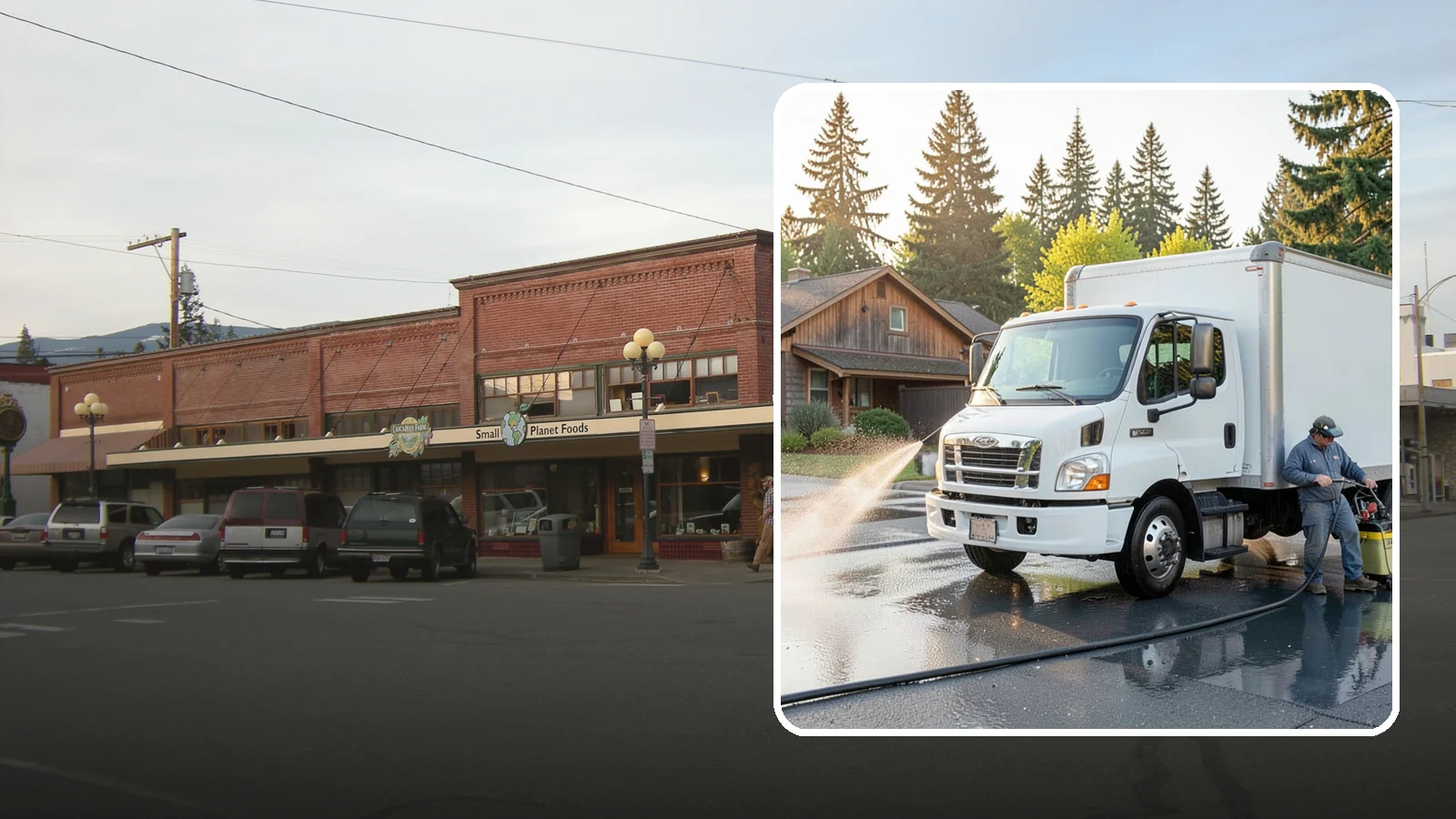 Fleet Washing in Sedro-Woolley, Skagit County, WA - We wash entire vehicle fleets on-site so your Washington company's trucks and vans stay road-ready and brand-presentable.