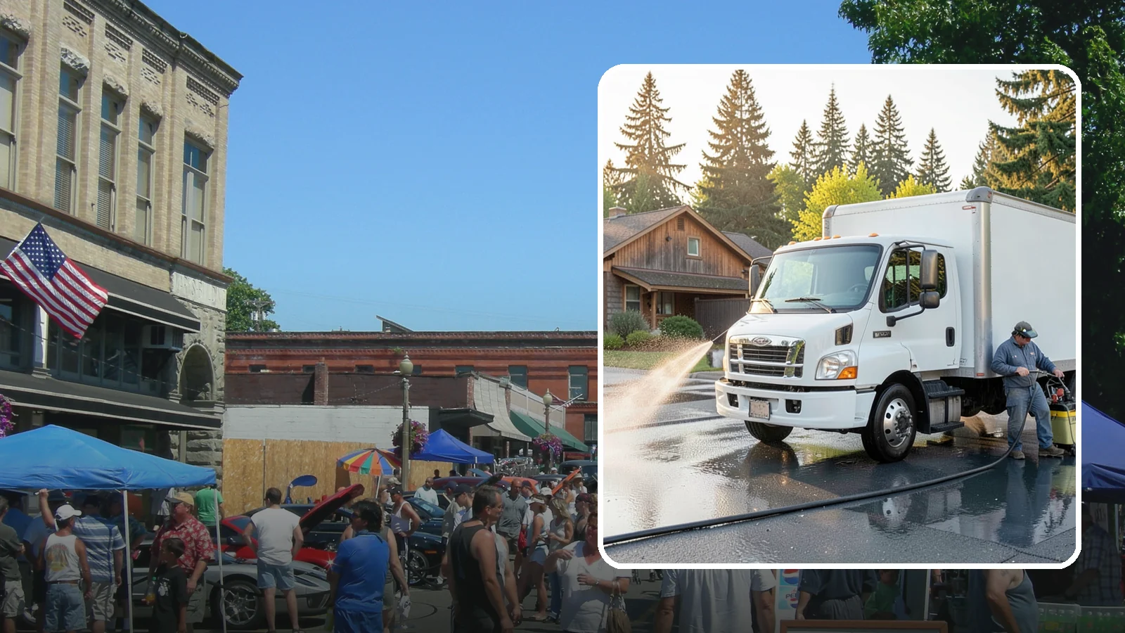Fleet Washing in Snohomish, Snohomish County, WA - We wash entire vehicle fleets on-site so your Washington company's trucks and vans stay road-ready and brand-presentable.