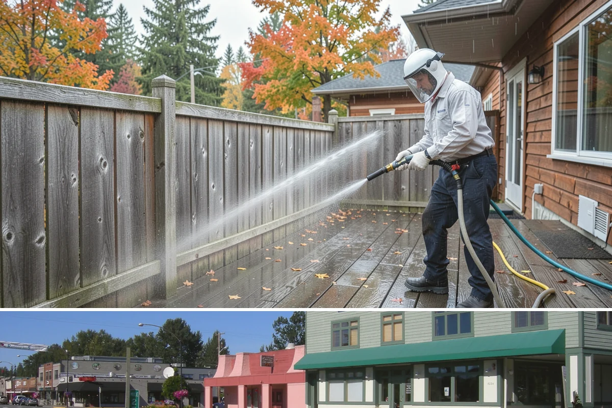 Fleet Washing in Snoqualmie, King County, WA - Winter's road spray makes regular washes especially valuable, though a year-round schedule keeps branding consistent.