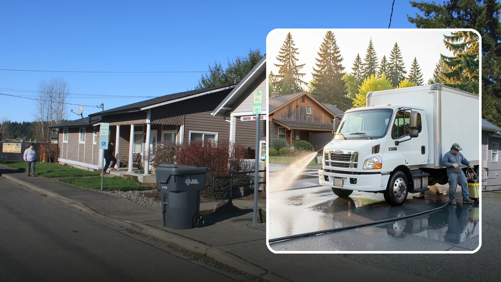 Fleet Washing in South Prairie, Pierce County, WA - We wash entire vehicle fleets on-site so your Washington company's trucks and vans stay road-ready and brand-presentable.