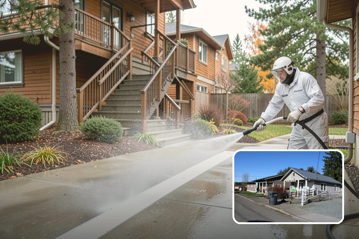 Fleet Washing in South Prairie, Pierce County, WA - Cleans the whole fleet on-site around your schedule