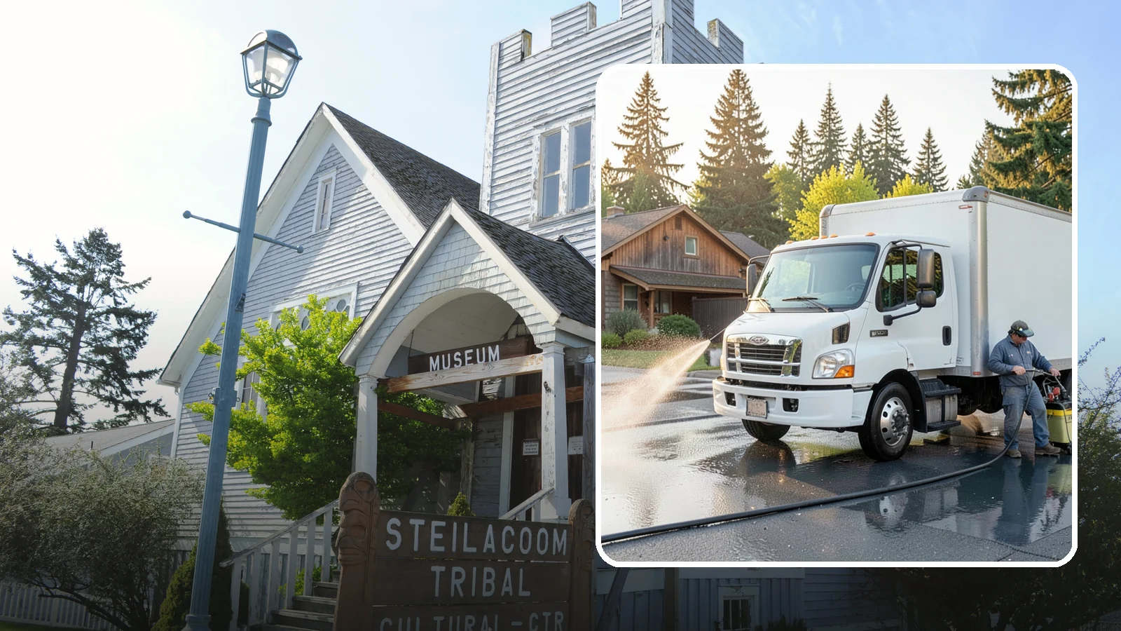 Fleet Washing in Steilacoom, Pierce County, WA - We wash entire vehicle fleets on-site so your Washington company's trucks and vans stay road-ready and brand-presentable.