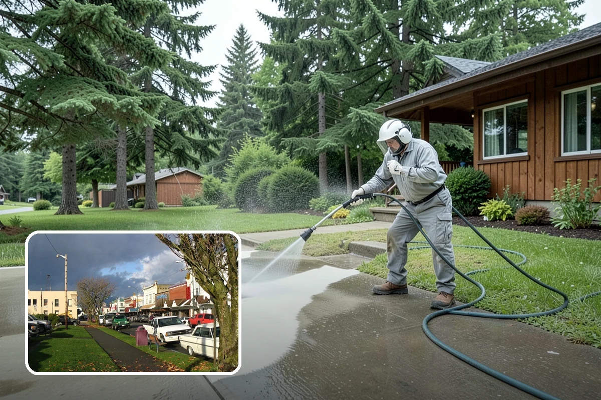Food Truck Cleaning in Arlington, Snohomish County, WA - Degreases the service window and cooking-side panels