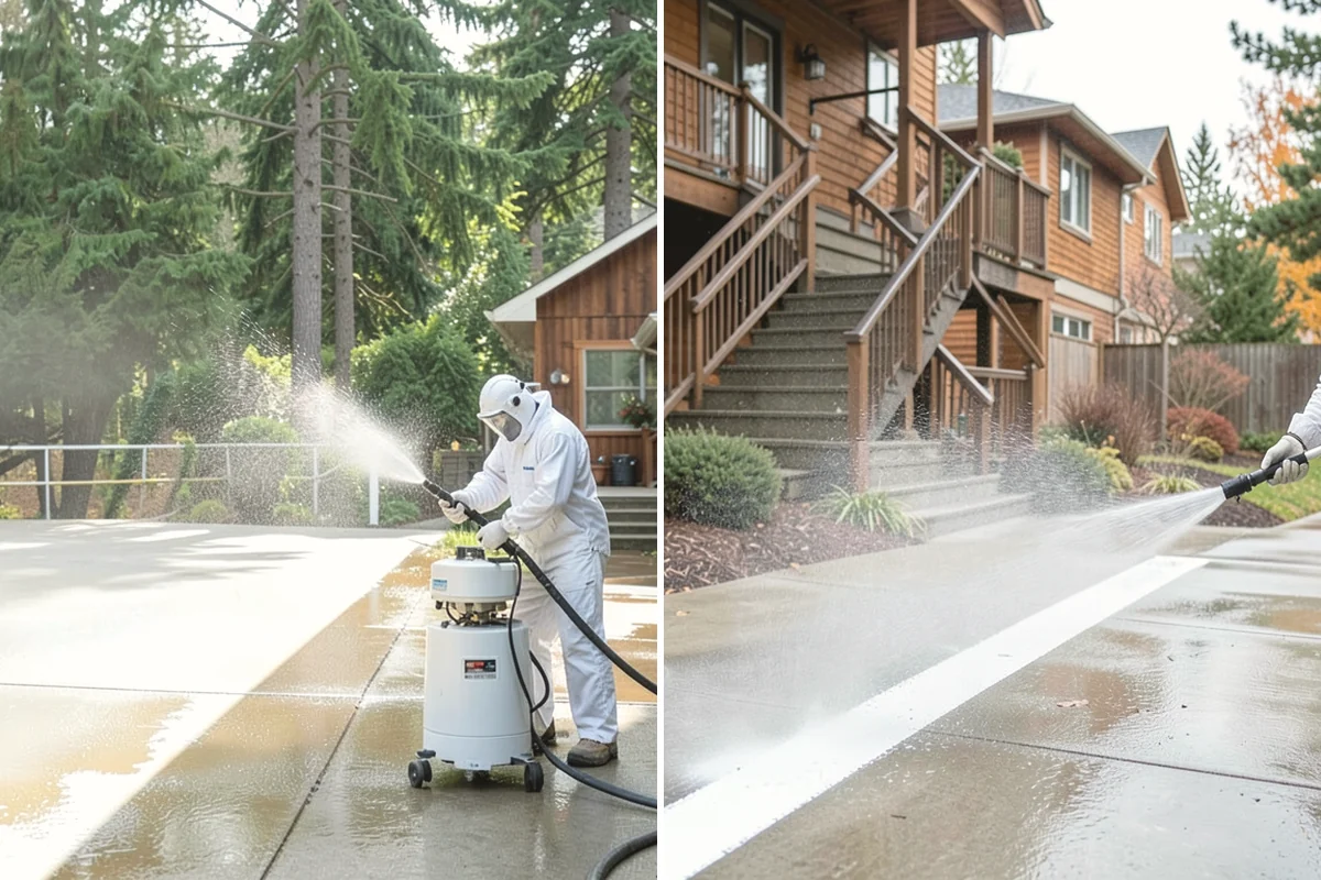 Food Truck Cleaning in Black Diamond, King County, WA - Cover vents and prep openings before cleaning