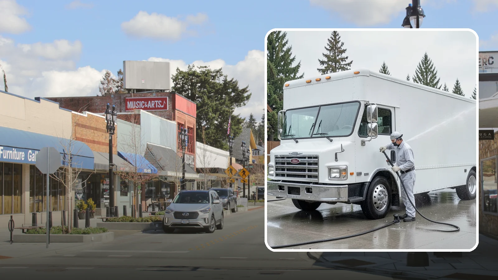 Food Truck Cleaning in Bothell, King County, WA - We clean food truck exteriors and service areas to meet the hygiene standards Washington health inspectors and customers expect.