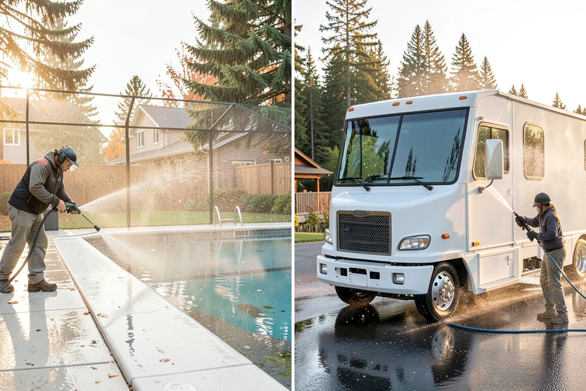 Food Truck Cleaning in Clyde Hill, King County, WA - Cover vents and prep openings before cleaning
