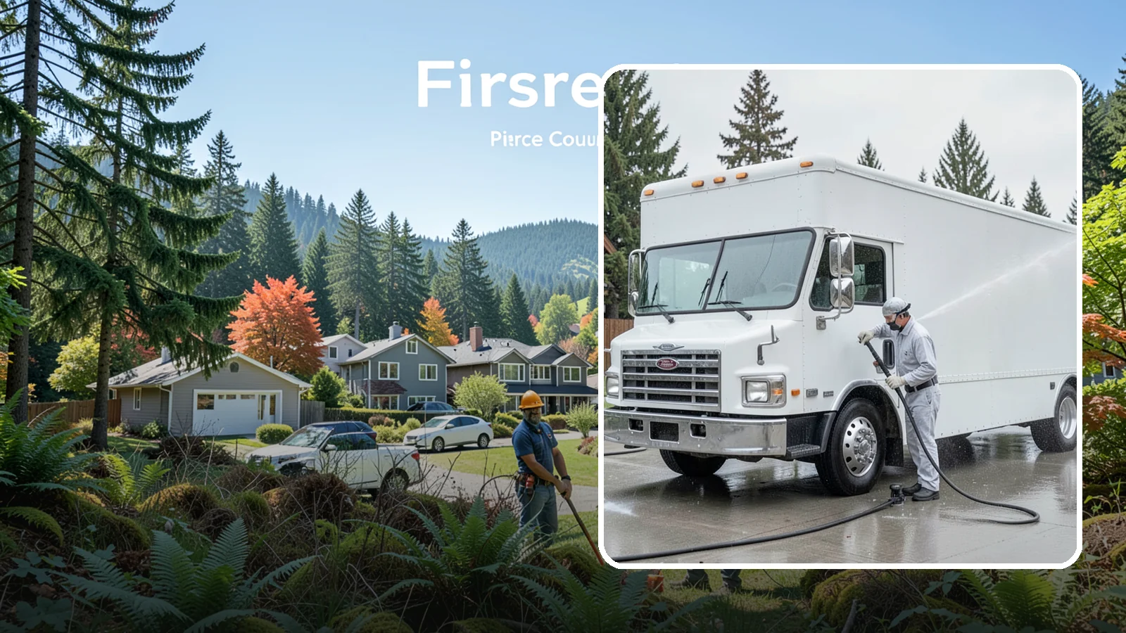 Food Truck Cleaning in Fircrest, Pierce County, WA - We clean food truck exteriors and service areas to meet the hygiene standards Washington health inspectors and customers expect.