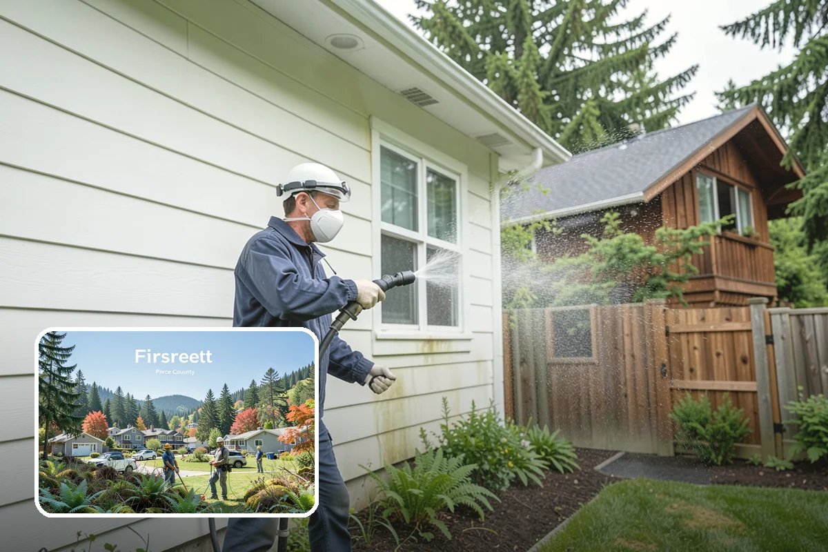 Food Truck Cleaning in Fircrest, Pierce County, WA - Degreases the service window and cooking-side panels