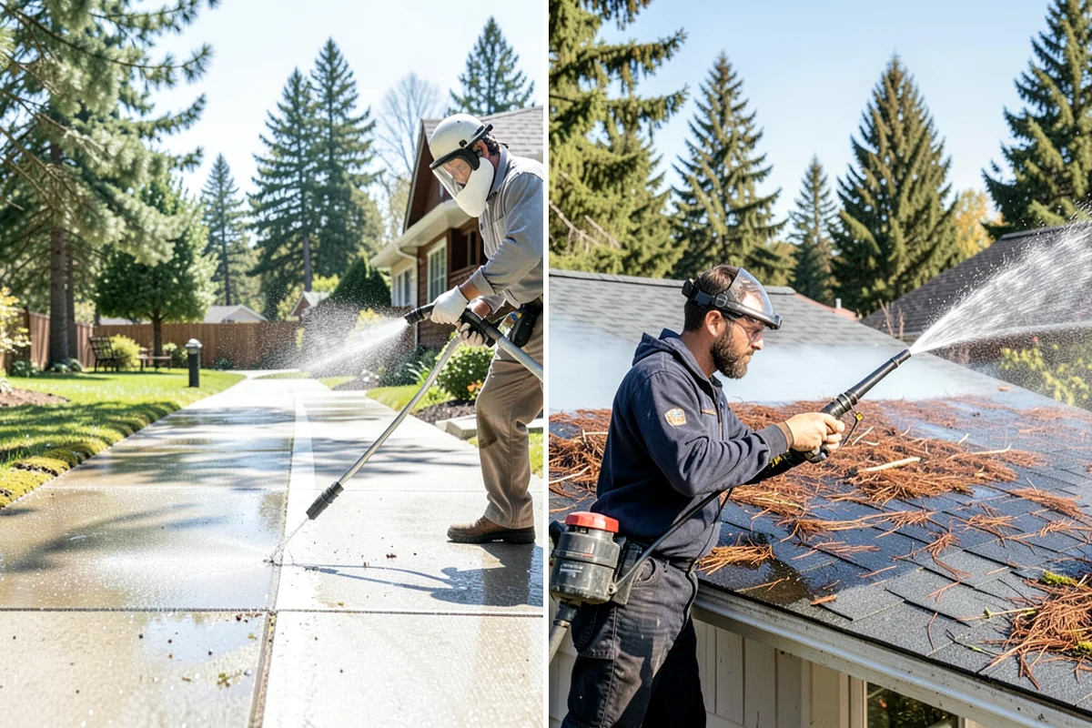 Food Truck Cleaning in Fircrest, Pierce County, WA - Cover vents and prep openings before cleaning