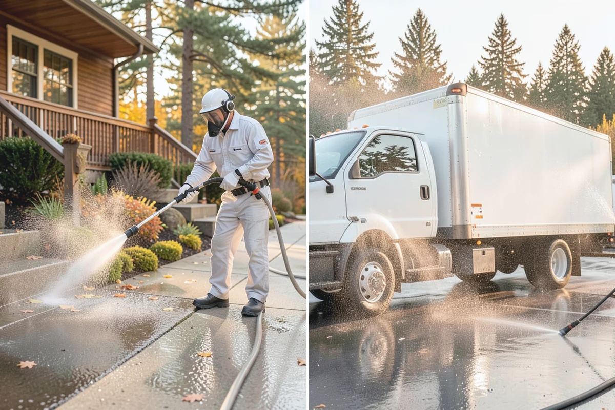 Food Truck Cleaning in Gold Bar, Snohomish County, WA - Cover vents and prep openings before cleaning