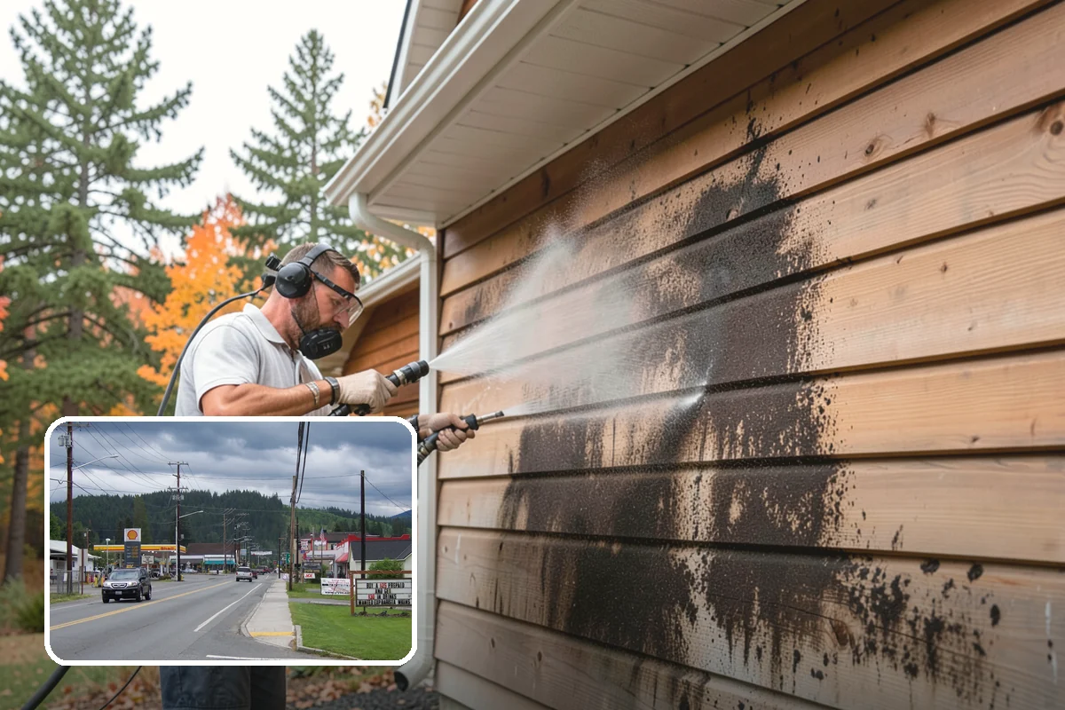 Food Truck Cleaning in Granite Falls, Snohomish County, WA - Degreases the service window and cooking-side panels