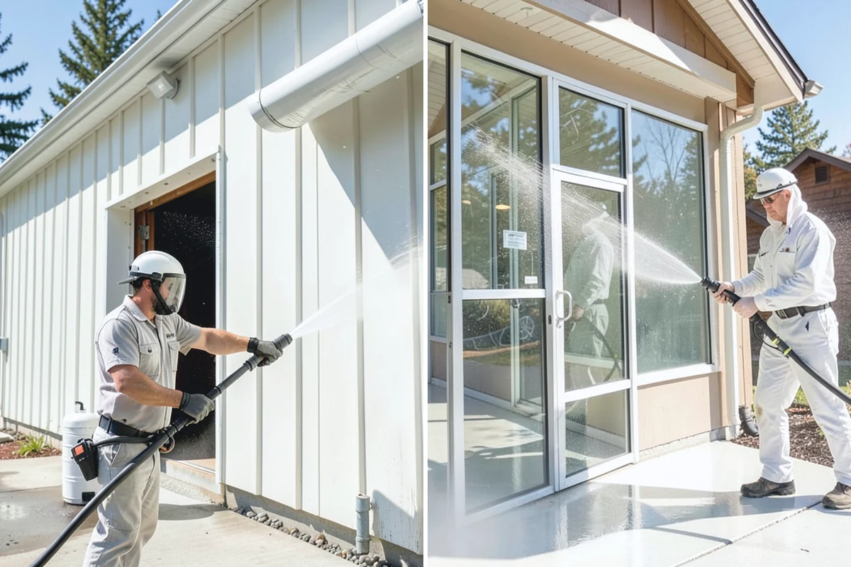 Food Truck Cleaning in Granite Falls, Snohomish County, WA - Cover vents and prep openings before cleaning
