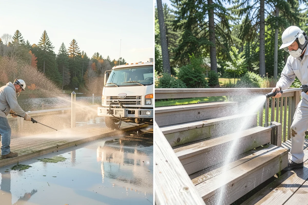 Food Truck Cleaning in La Conner, Skagit County, WA - Cover vents and prep openings before cleaning