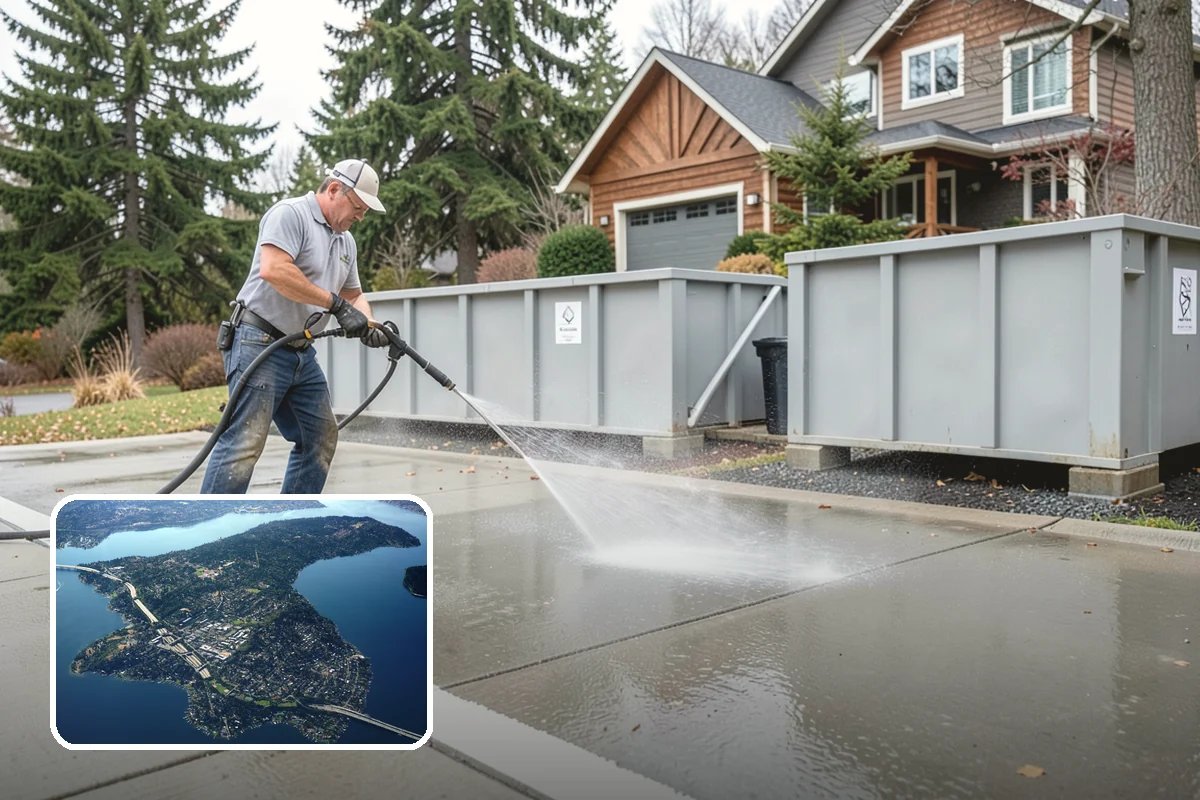 Food Truck Cleaning in Mercer Island, King County, WA - Degreases the service window and cooking-side panels