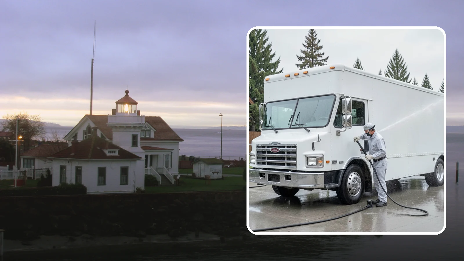 Food Truck Cleaning in Mukilteo, Snohomish County, WA - We clean food truck exteriors and service areas to meet the hygiene standards Washington health inspectors and customers expect.
