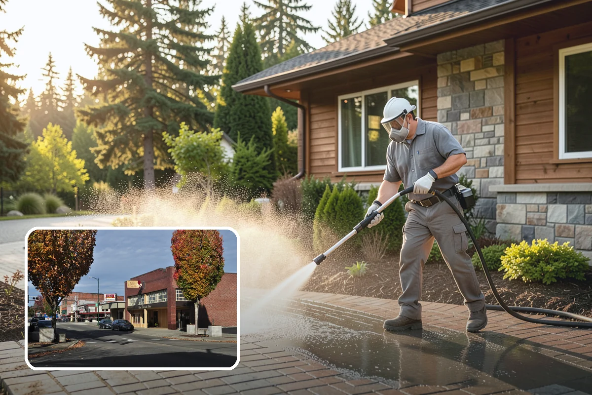 Food Truck Cleaning in Puyallup, Pierce County, WA - Degreases the service window and cooking-side panels