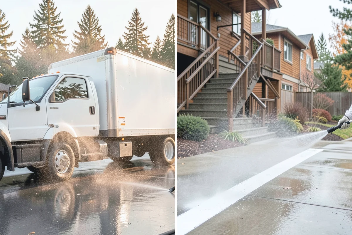 Food Truck Cleaning in Renton, King County, WA - Cover vents and prep openings before cleaning