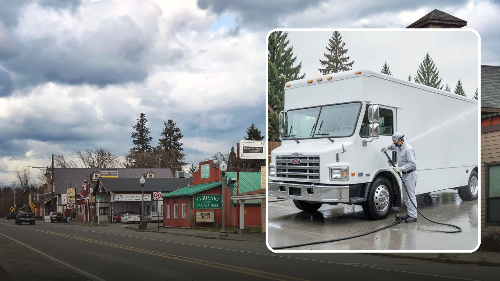 Food Truck Cleaning in Roy, Pierce County, WA - We clean food truck exteriors and service areas to meet the hygiene standards Washington health inspectors and customers expect.