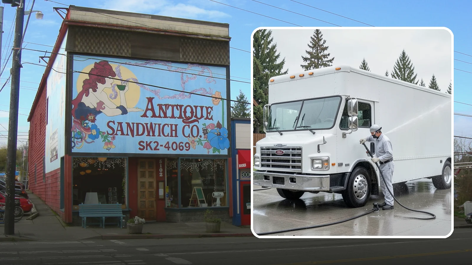 Food Truck Cleaning in Ruston, Pierce County, WA - We clean food truck exteriors and service areas to meet the hygiene standards Washington health inspectors and customers expect.