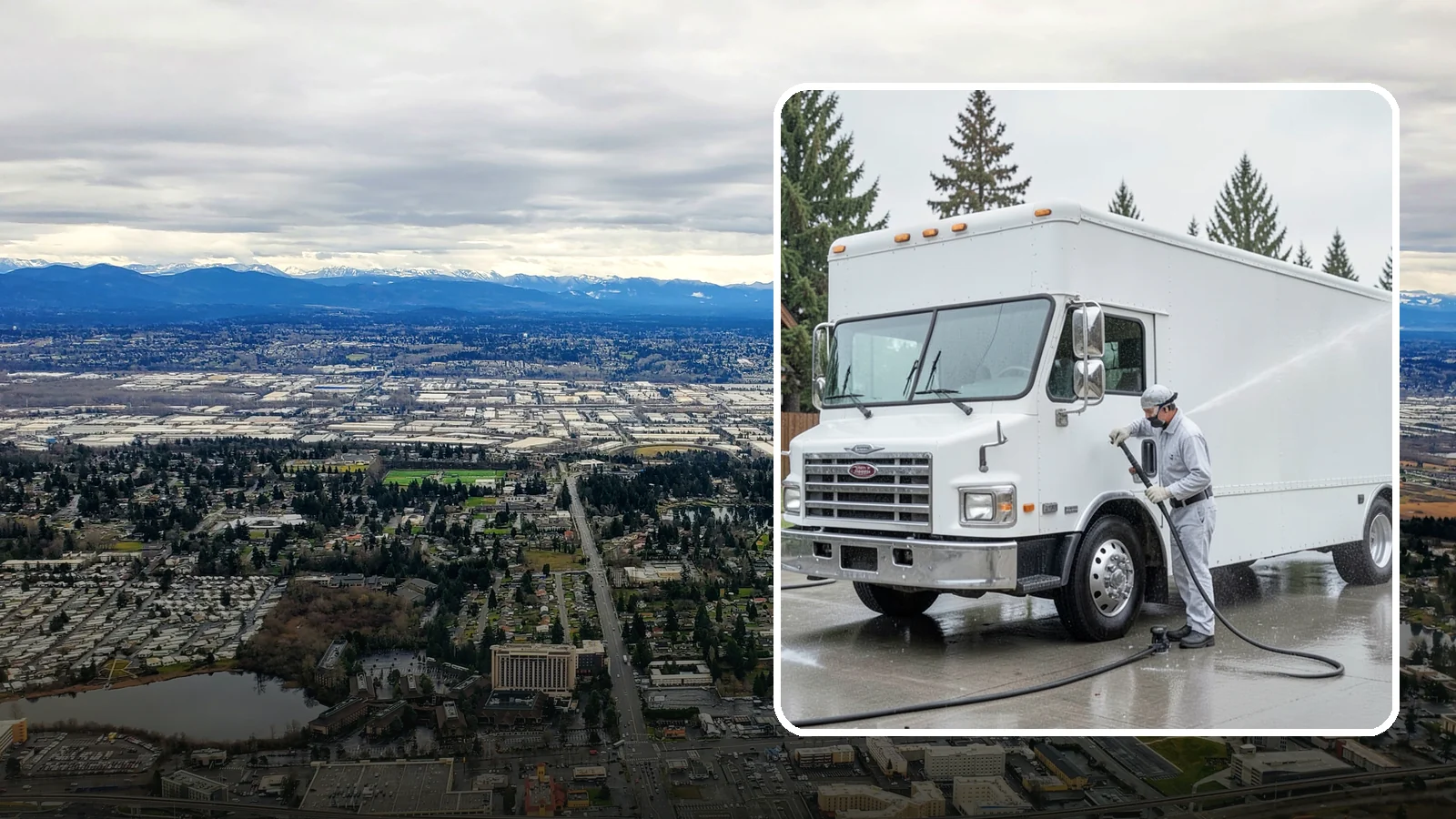 Food Truck Cleaning in SeaTac, King County, WA - We clean food truck exteriors and service areas to meet the hygiene standards Washington health inspectors and customers expect.