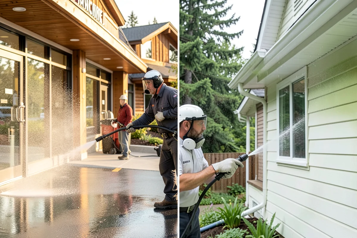 Food Truck Cleaning in SeaTac, King County, WA - Cover vents and prep openings before cleaning