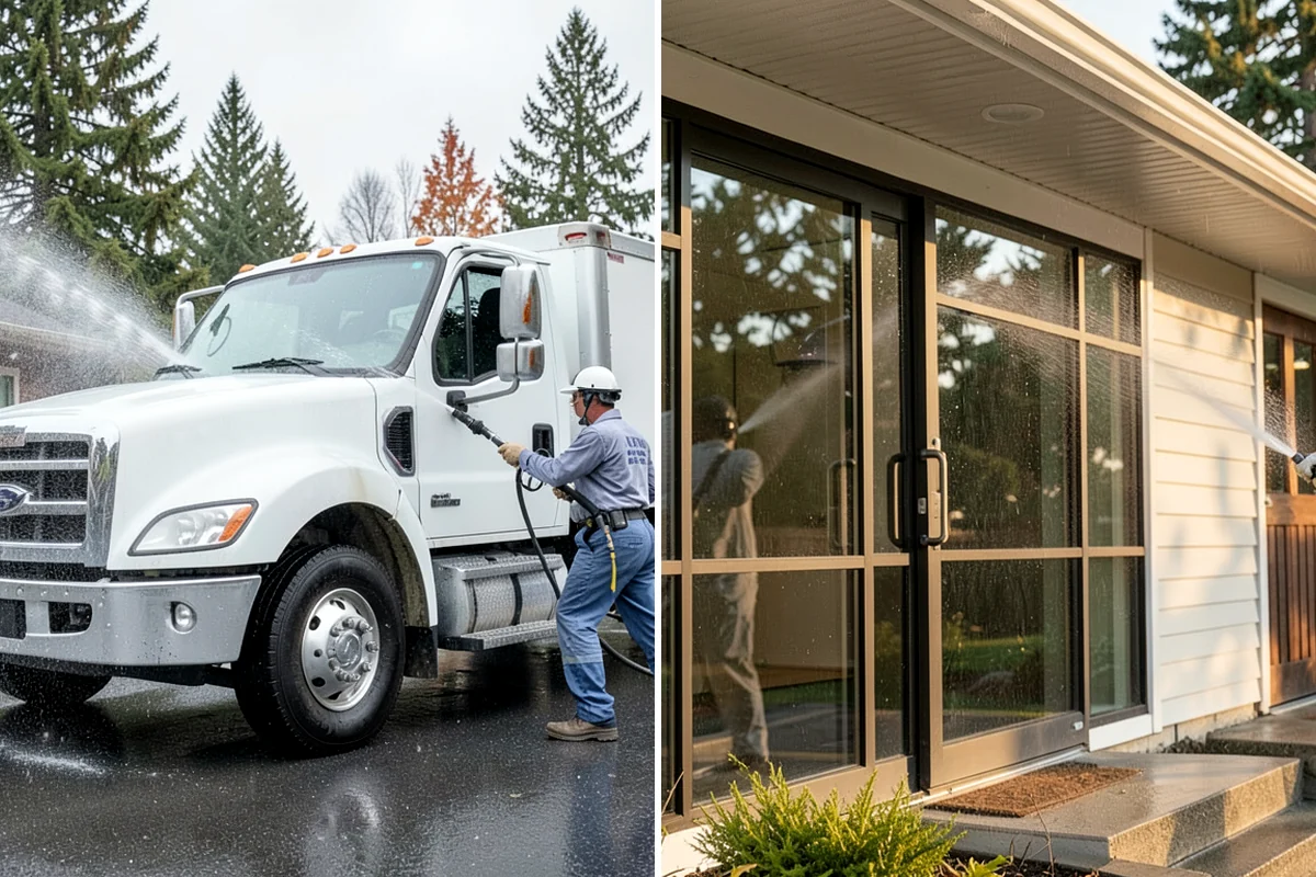 Food Truck Cleaning in Sedro-Woolley, Skagit County, WA - Cover vents and prep openings before cleaning