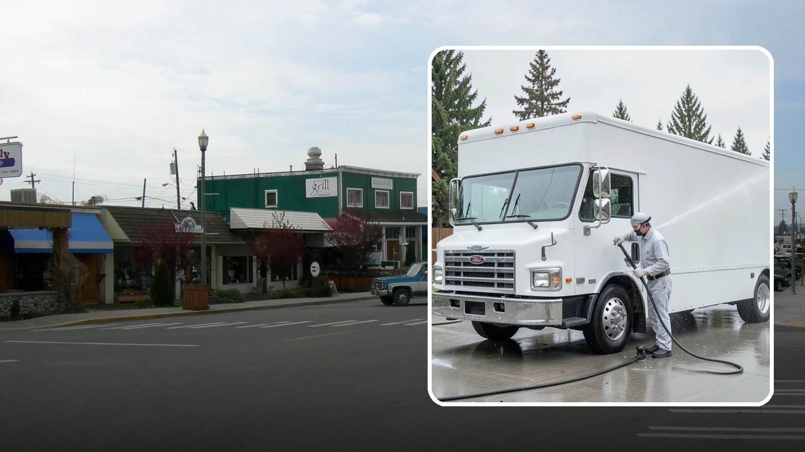 Food Truck Cleaning in Stanwood, Snohomish County, WA - We clean food truck exteriors and service areas to meet the hygiene standards Washington health inspectors and customers expect.