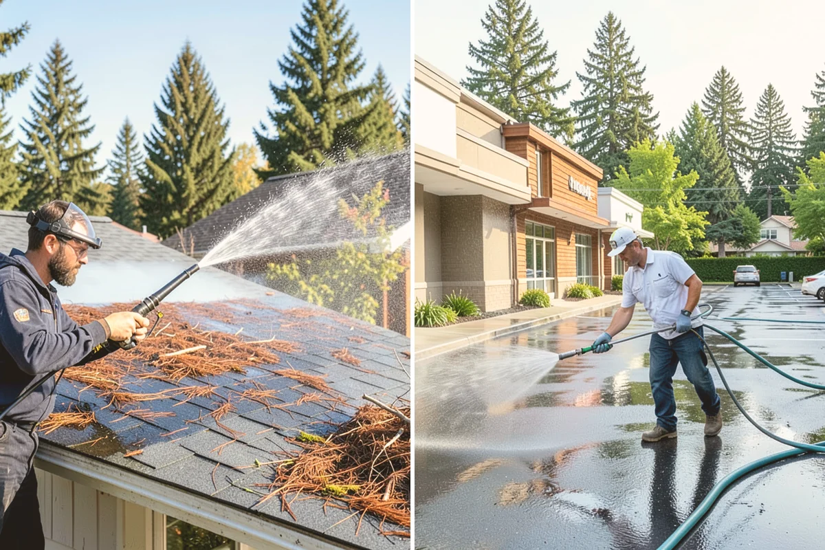 Food Truck Cleaning in Stanwood, Snohomish County, WA - Cover vents and prep openings before cleaning