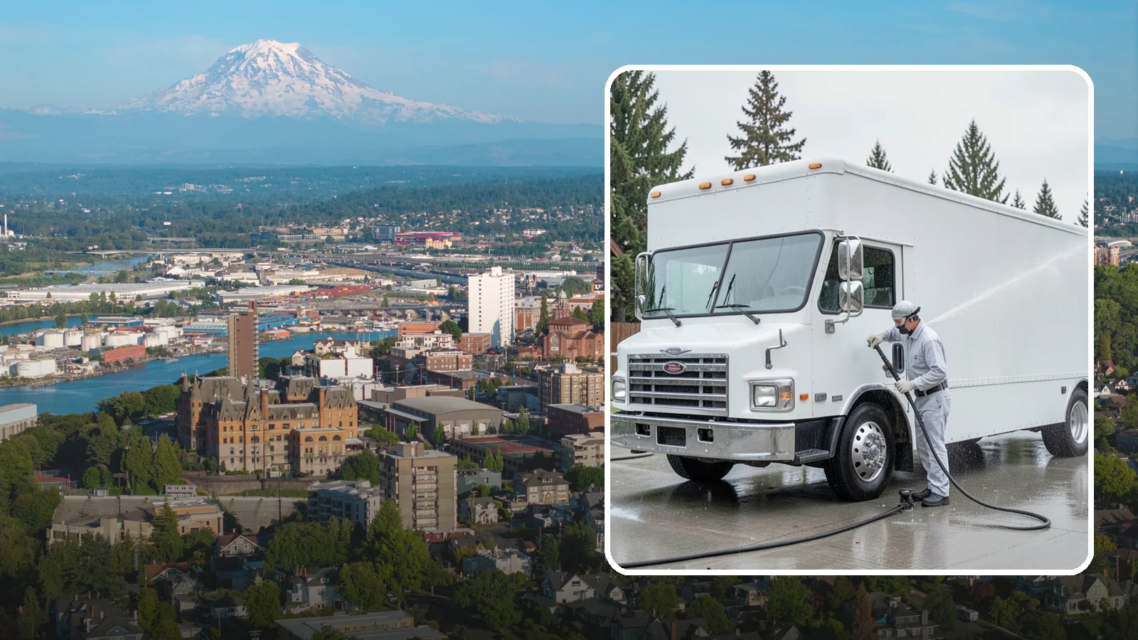 Food Truck Cleaning in Tacoma, Pierce County, WA - We clean food truck exteriors and service areas to meet the hygiene standards Washington health inspectors and customers expect.