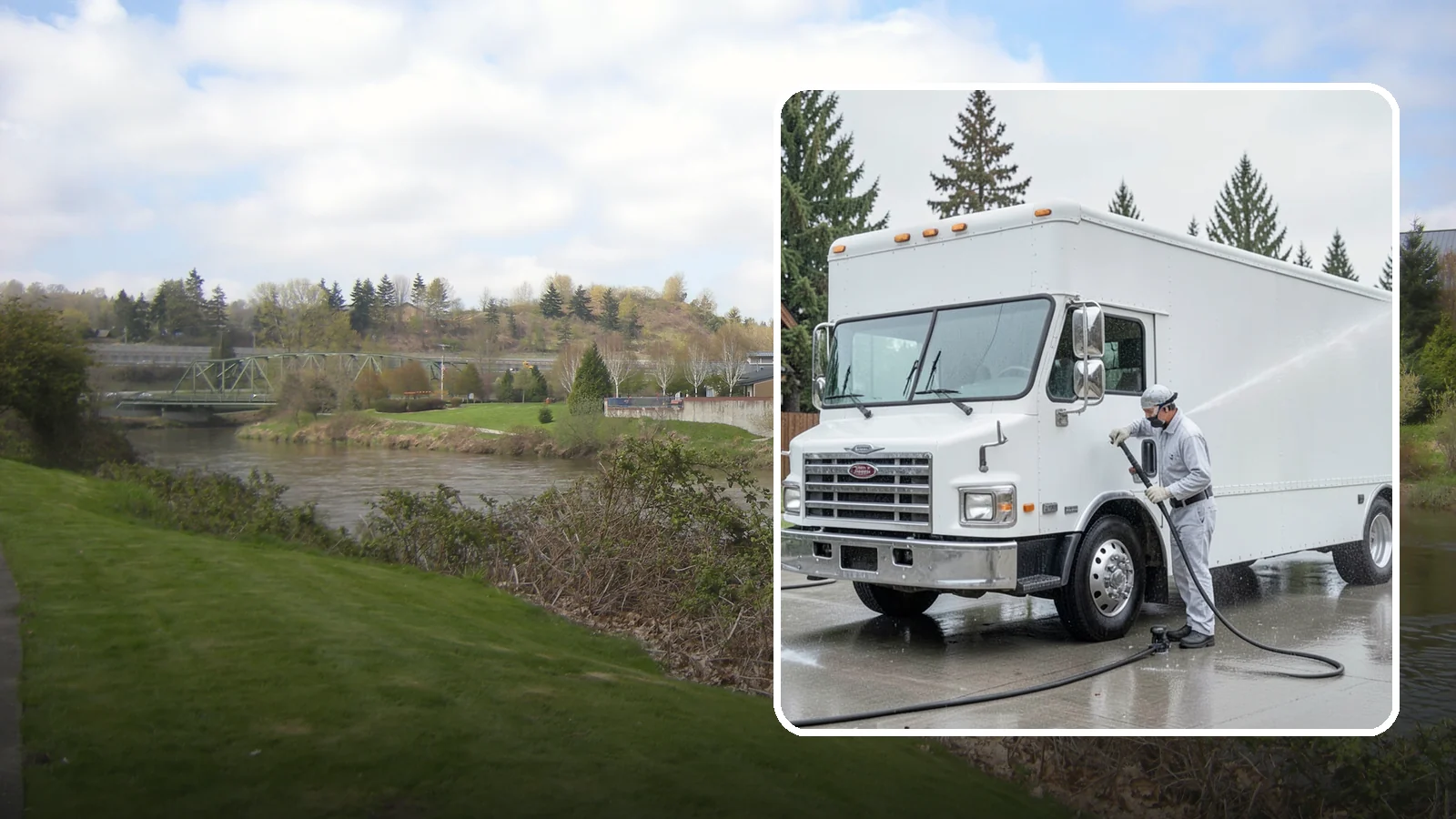Food Truck Cleaning in Tukwila, King County, WA - We clean food truck exteriors and service areas to meet the hygiene standards Washington health inspectors and customers expect.