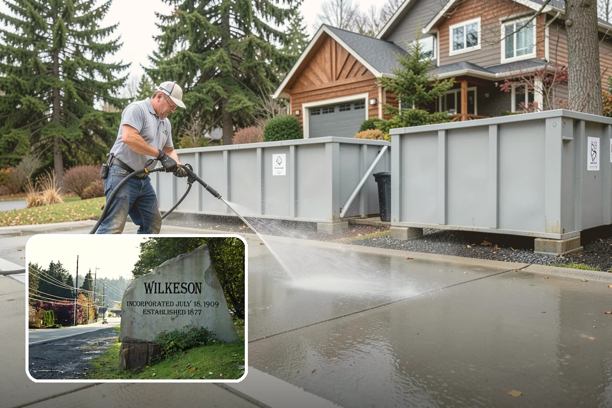 Food Truck Cleaning in Wilkeson, Pierce County, WA - Degreases the service window and cooking-side panels