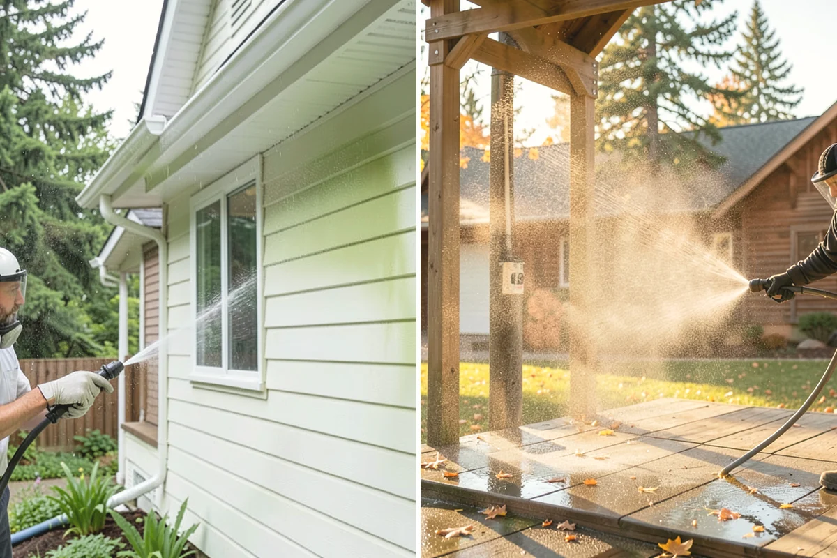 Foundation Cleaning in Black Diamond, King County, WA - Inspect foundation type and note any cracks or damage