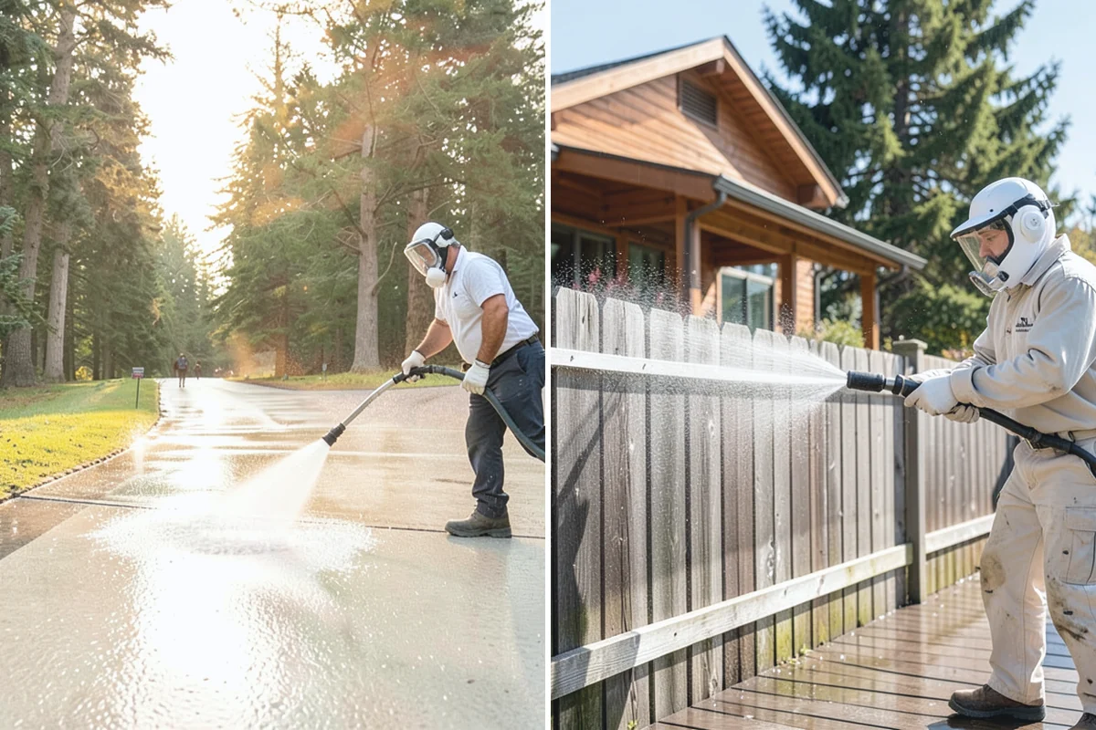 Foundation Cleaning in Bonney Lake, Pierce County, WA - Inspect foundation type and note any cracks or damage