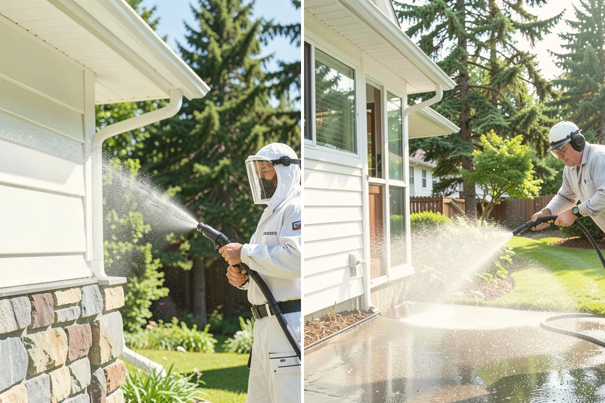 Foundation Cleaning in Bothell, King County, WA - Inspect foundation type and note any cracks or damage