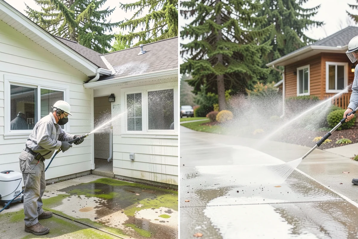 Foundation Cleaning in Brier, Snohomish County, WA - Inspect foundation type and note any cracks or damage