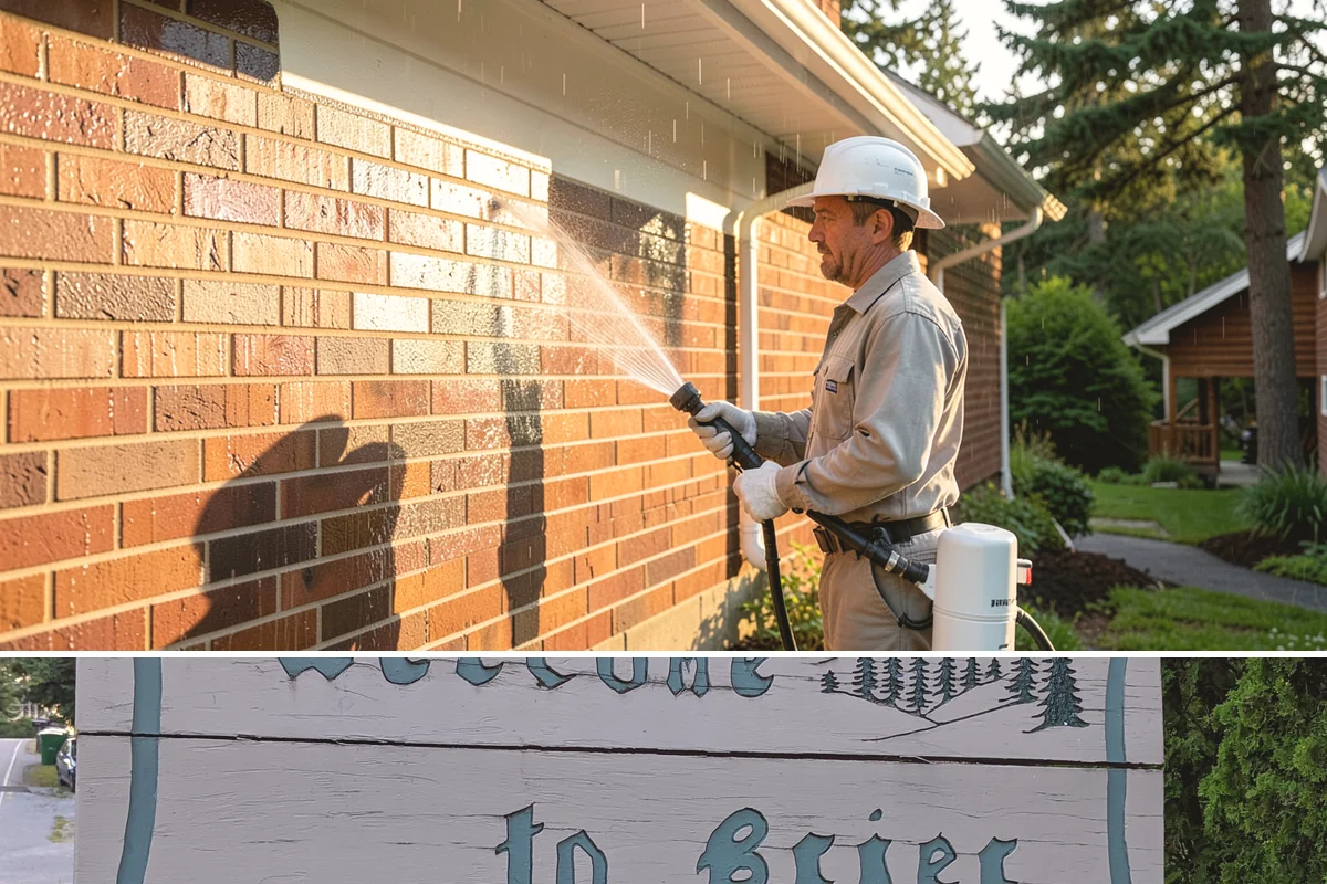 Foundation Cleaning in Brier, Snohomish County, WA - Late spring or summer is ideal so the foundation dries fully after clearing the mud and moss of winter.