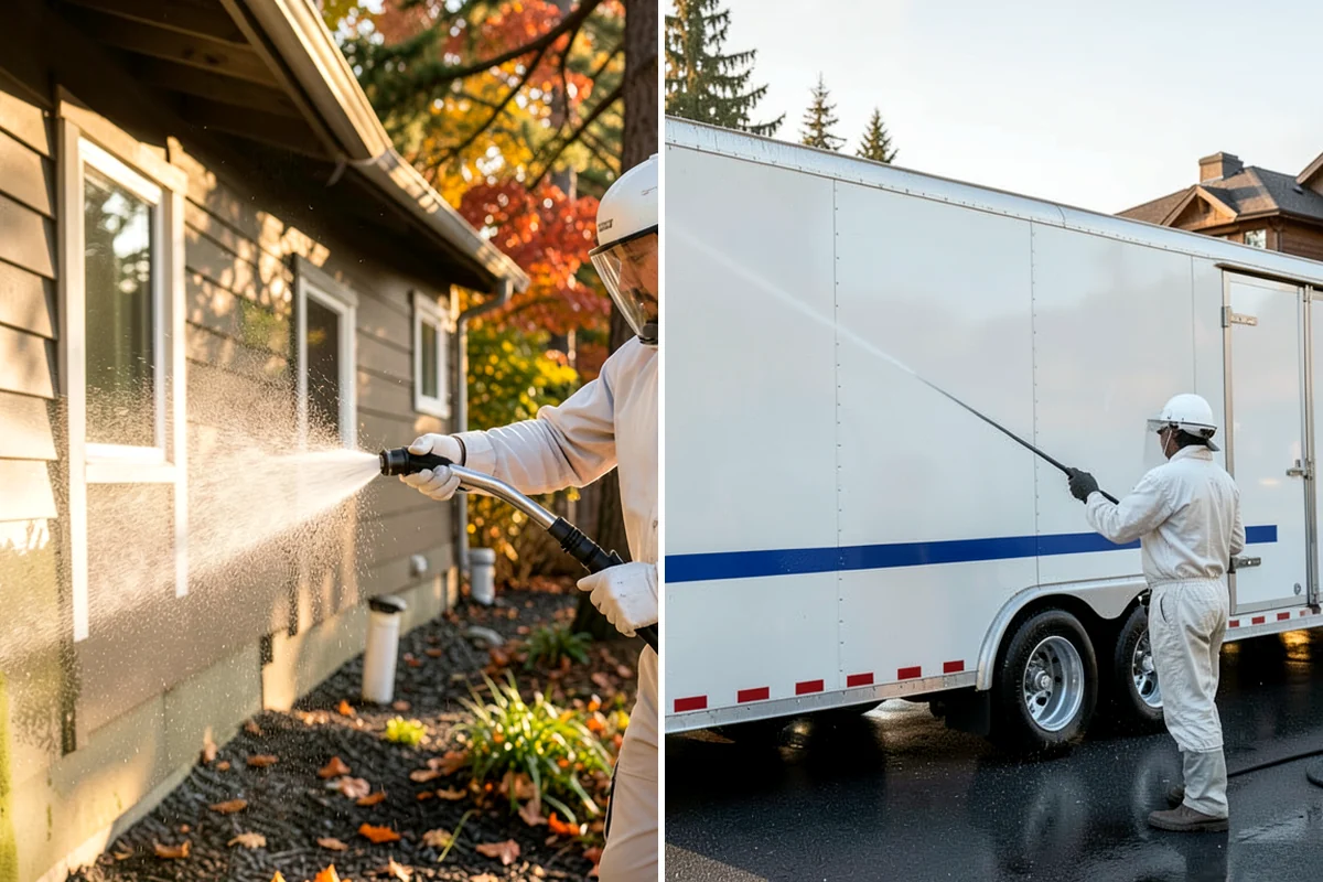 Foundation Cleaning in Clyde Hill, King County, WA - Inspect foundation type and note any cracks or damage