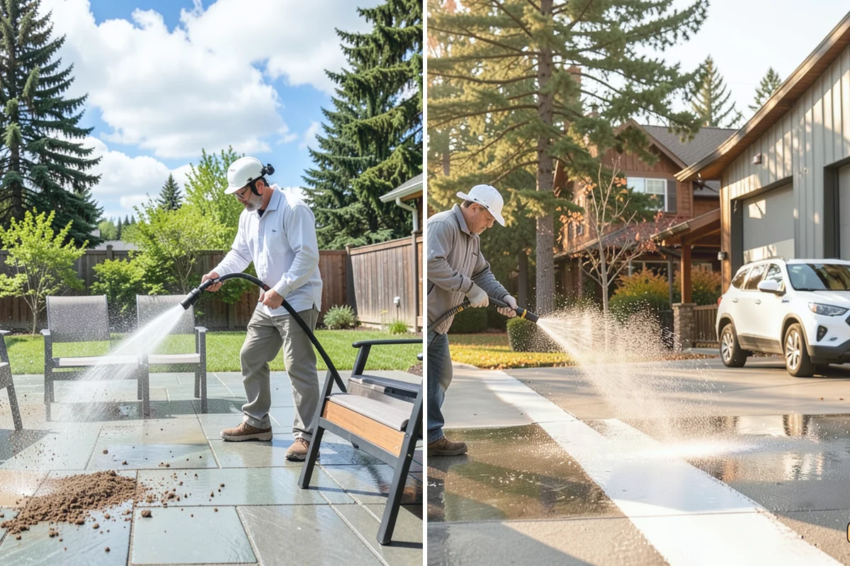 Foundation Cleaning in Coupeville, Island County, WA - Inspect foundation type and note any cracks or damage
