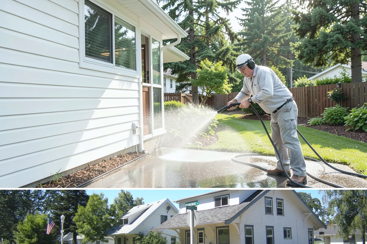Foundation Cleaning in DuPont, Pierce County, WA - Late spring or summer is ideal so the foundation dries fully after clearing the mud and moss of winter.