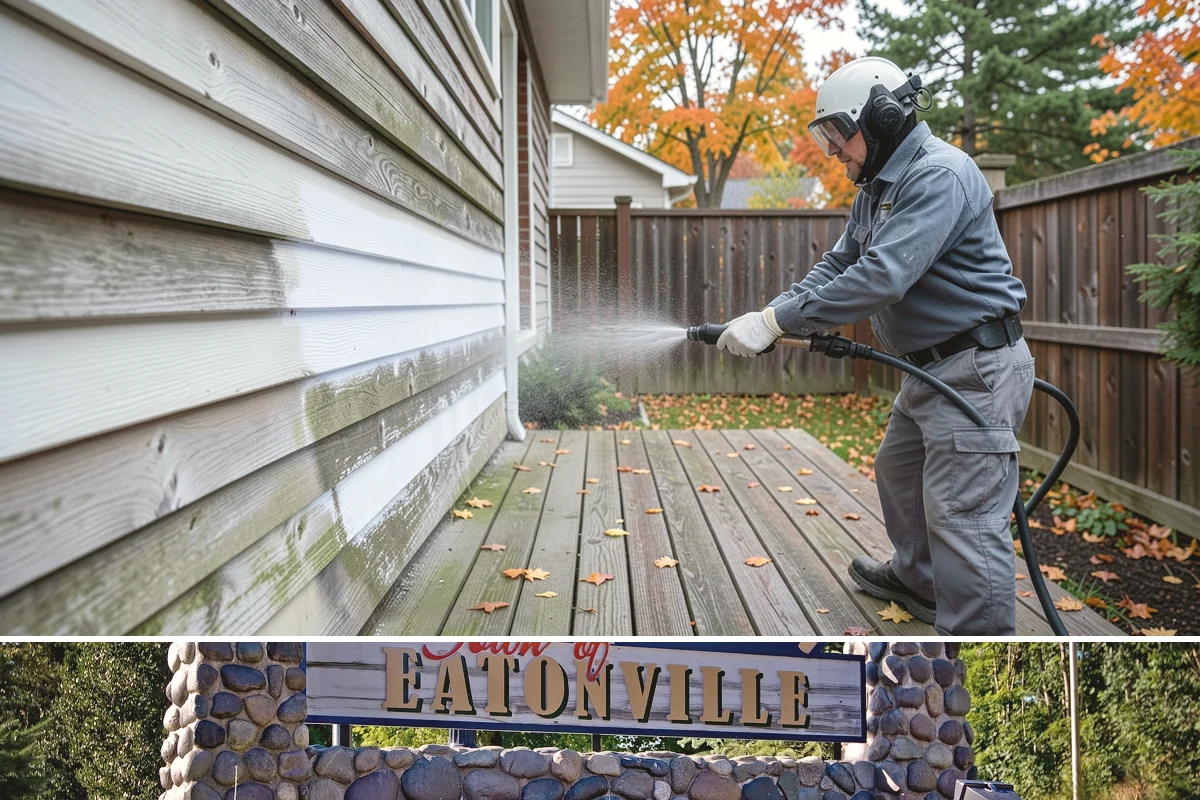 Foundation Cleaning in Eatonville, Pierce County, WA - Late spring or summer is ideal so the foundation dries fully after clearing the mud and moss of winter.