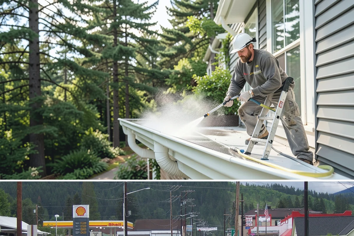 Foundation Cleaning in Granite Falls, Snohomish County, WA - Late spring or summer is ideal so the foundation dries fully after clearing the mud and moss of winter.