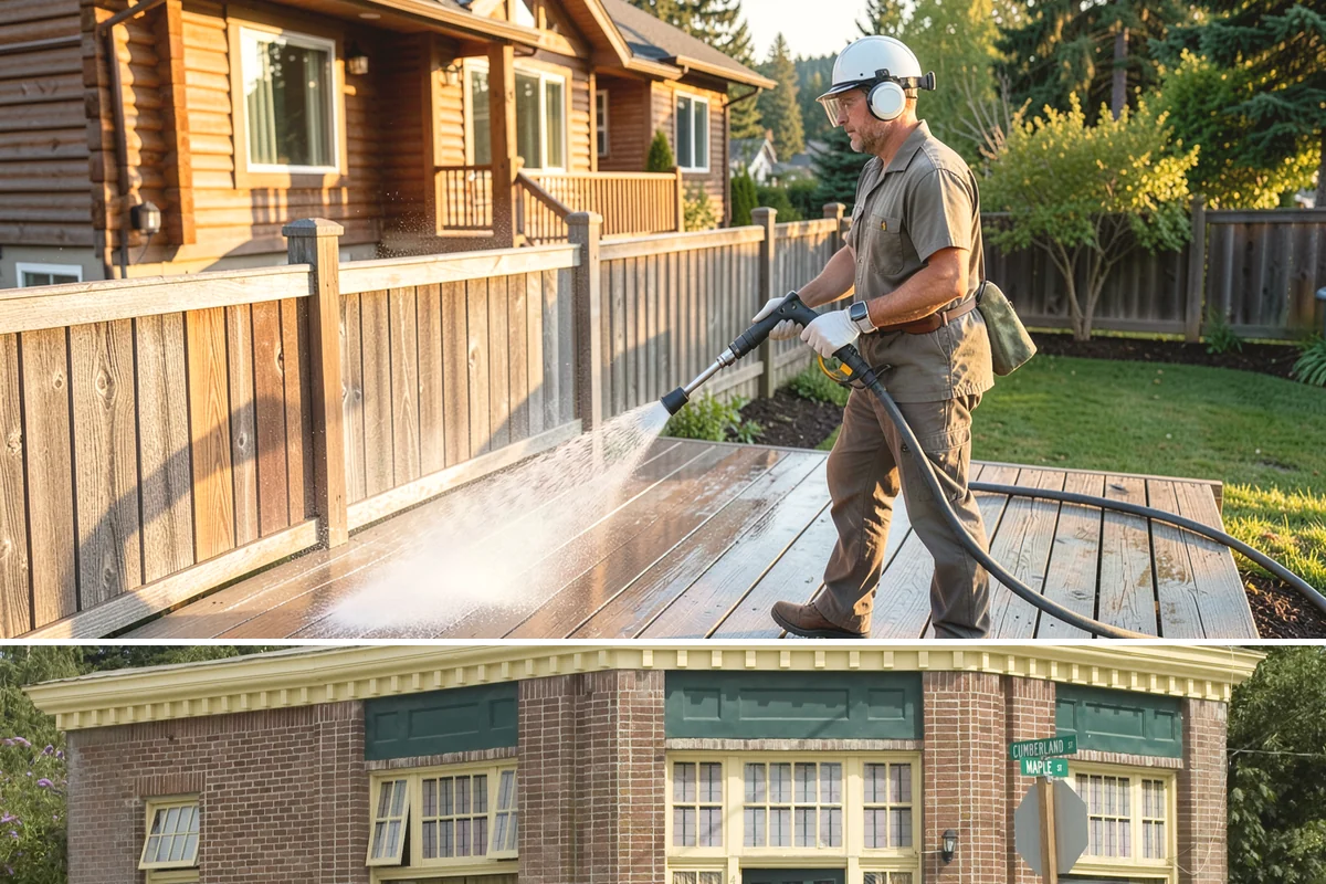 Foundation Cleaning in Hamilton, Skagit County, WA - Late spring or summer is ideal so the foundation dries fully after clearing the mud and moss of winter.