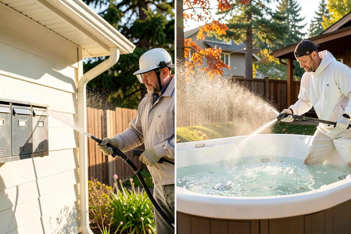 Foundation Cleaning in Kenmore, King County, WA - Inspect foundation type and note any cracks or damage