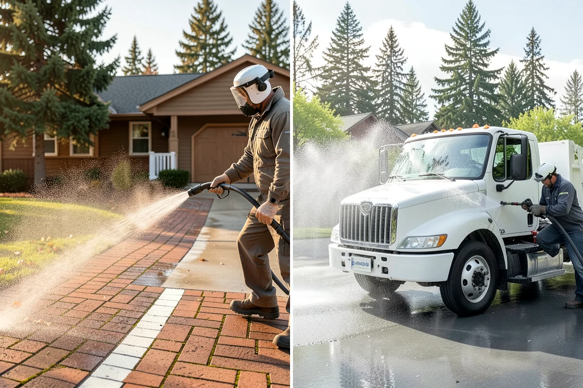 Foundation Cleaning in Lake Forest Park, King County, WA - Inspect foundation type and note any cracks or damage