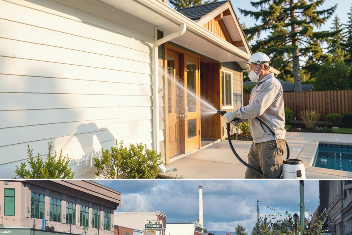 Foundation Cleaning in Monroe, Snohomish County, WA - Late spring or summer is ideal so the foundation dries fully after clearing the mud and moss of winter.