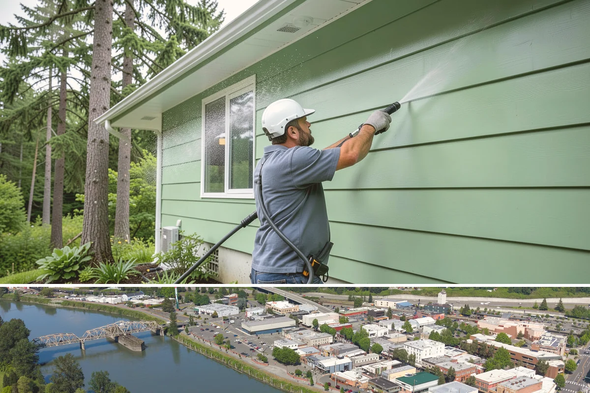 Foundation Cleaning in Mount Vernon, Skagit County, WA - Late spring or summer is ideal so the foundation dries fully after clearing the mud and moss of winter.