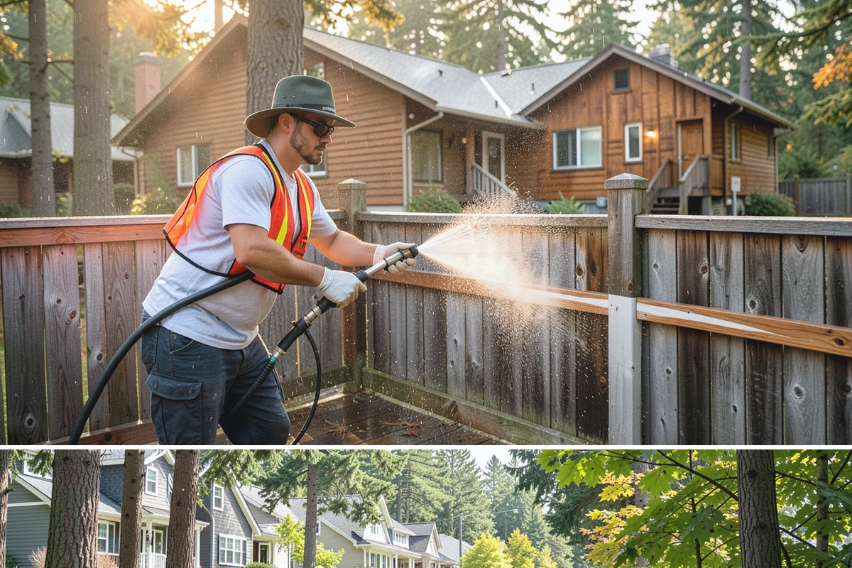 Foundation Cleaning in Normandy Park, King County, WA - Late spring or summer is ideal so the foundation dries fully after clearing the mud and moss of winter.
